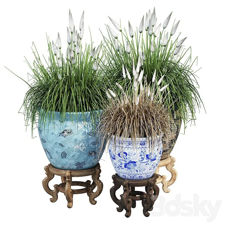 Porcelain grass